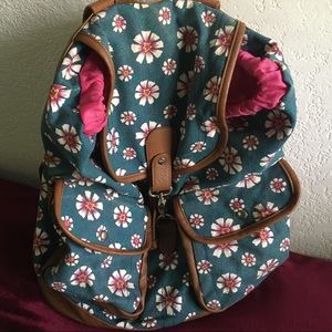 Floral backpack